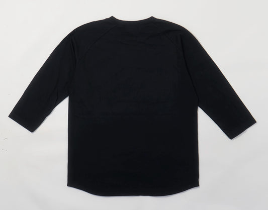 BWL GOOD TEMPO ”HAMMOCK”3/4SLEEVE TEE‐ Black