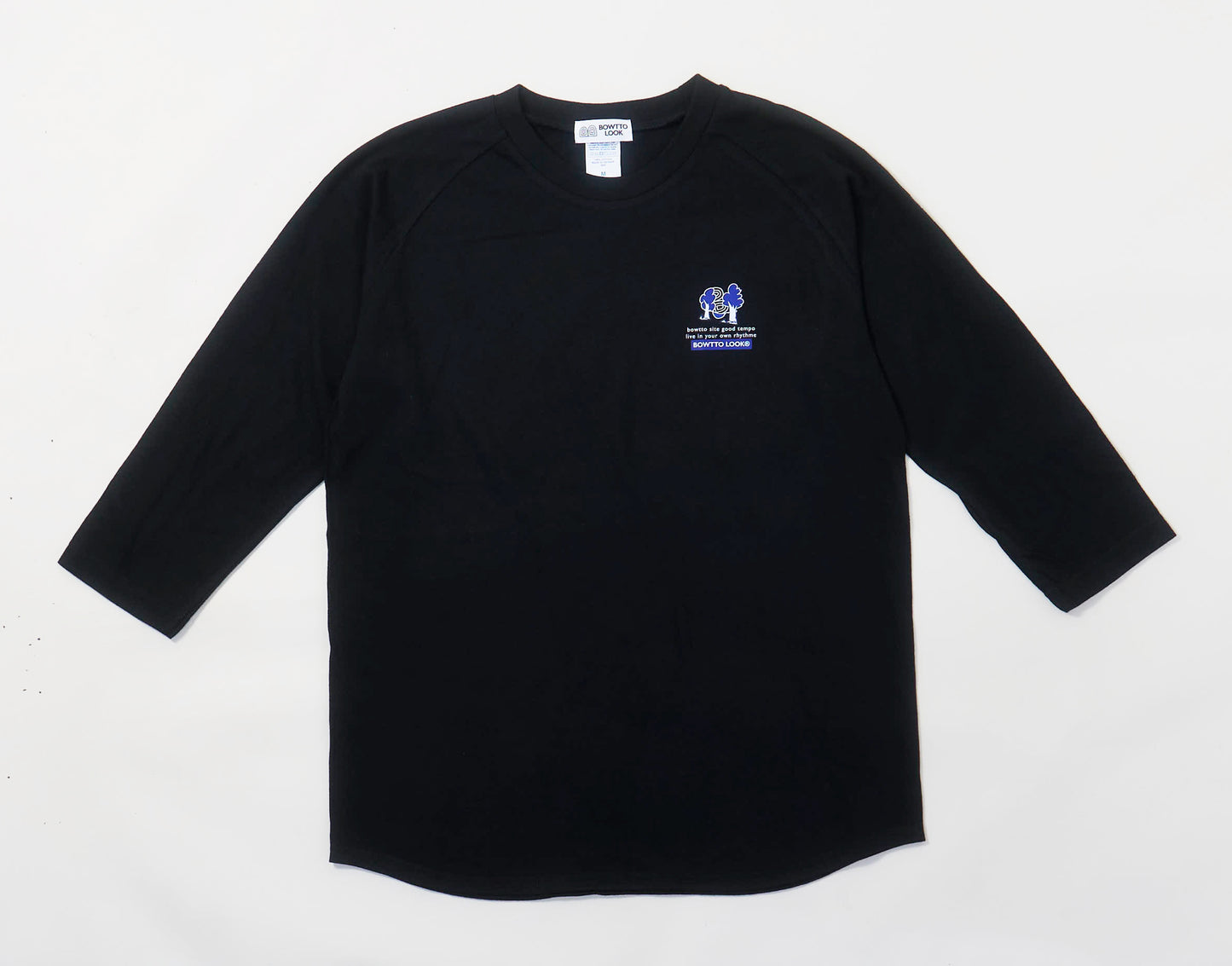 NEW BWTLK GOOD TEMPO ”HAMMOCK”3/4SLEEVE TEE‐ Black