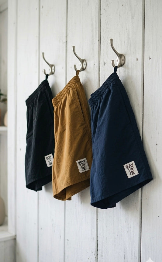 BWL LIGHT SHORTS-Stone Blue