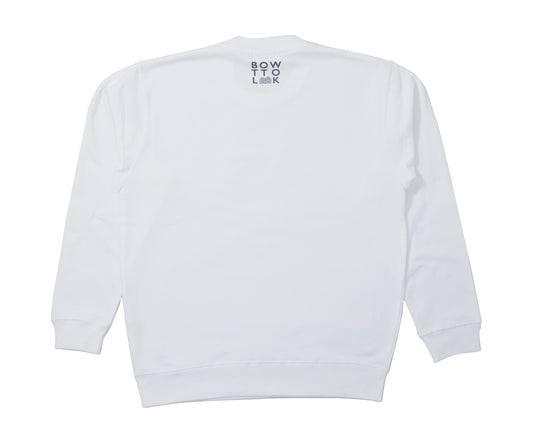 NEW BWL ”French Terry” CREWNECK SWEAT-White