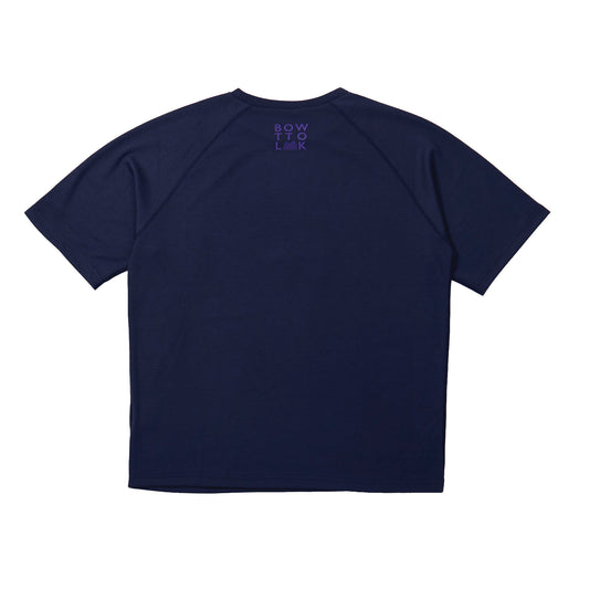 BWL “CBD”Chill Out Raglan Tee -FlowNavy