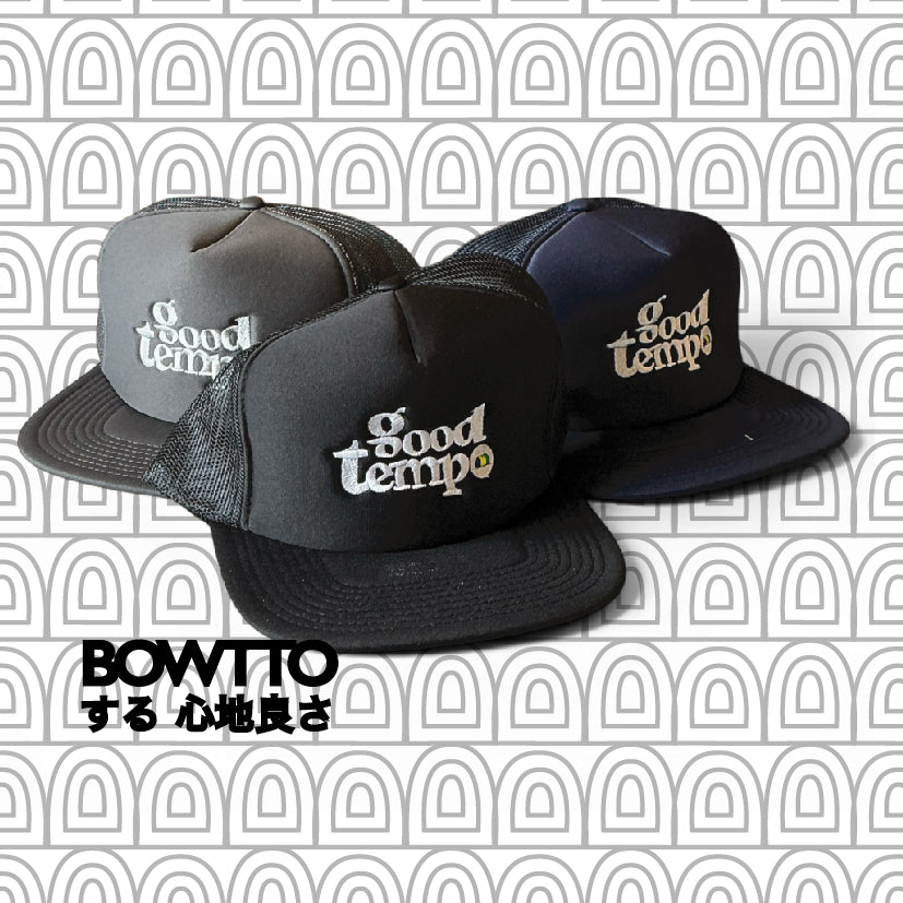 BWL”GOOD TEMPO” FLAT MESH CAP Navy
