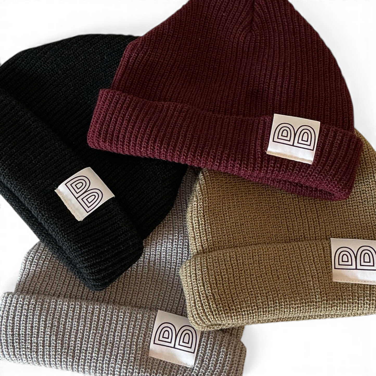 BWTLK"B"LOGO Beanie-Burgundy