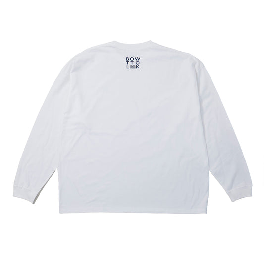 BWL "THEME LOGO" LONG SLEEVE BIGTEE-White