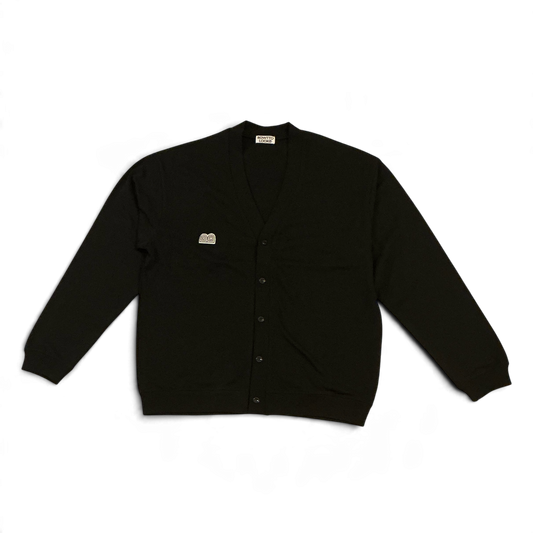 BWL LOGO STANDARD COTTON BAORI（Cardigan）- DEEP Black