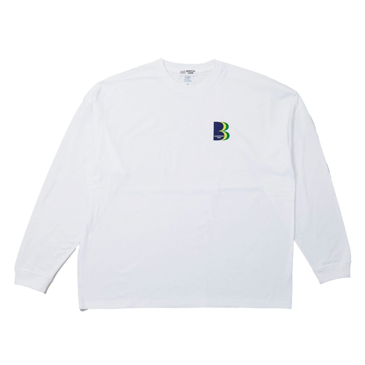 BWL "THEME LOGO" LONG SLEEVE BIGTEE-White