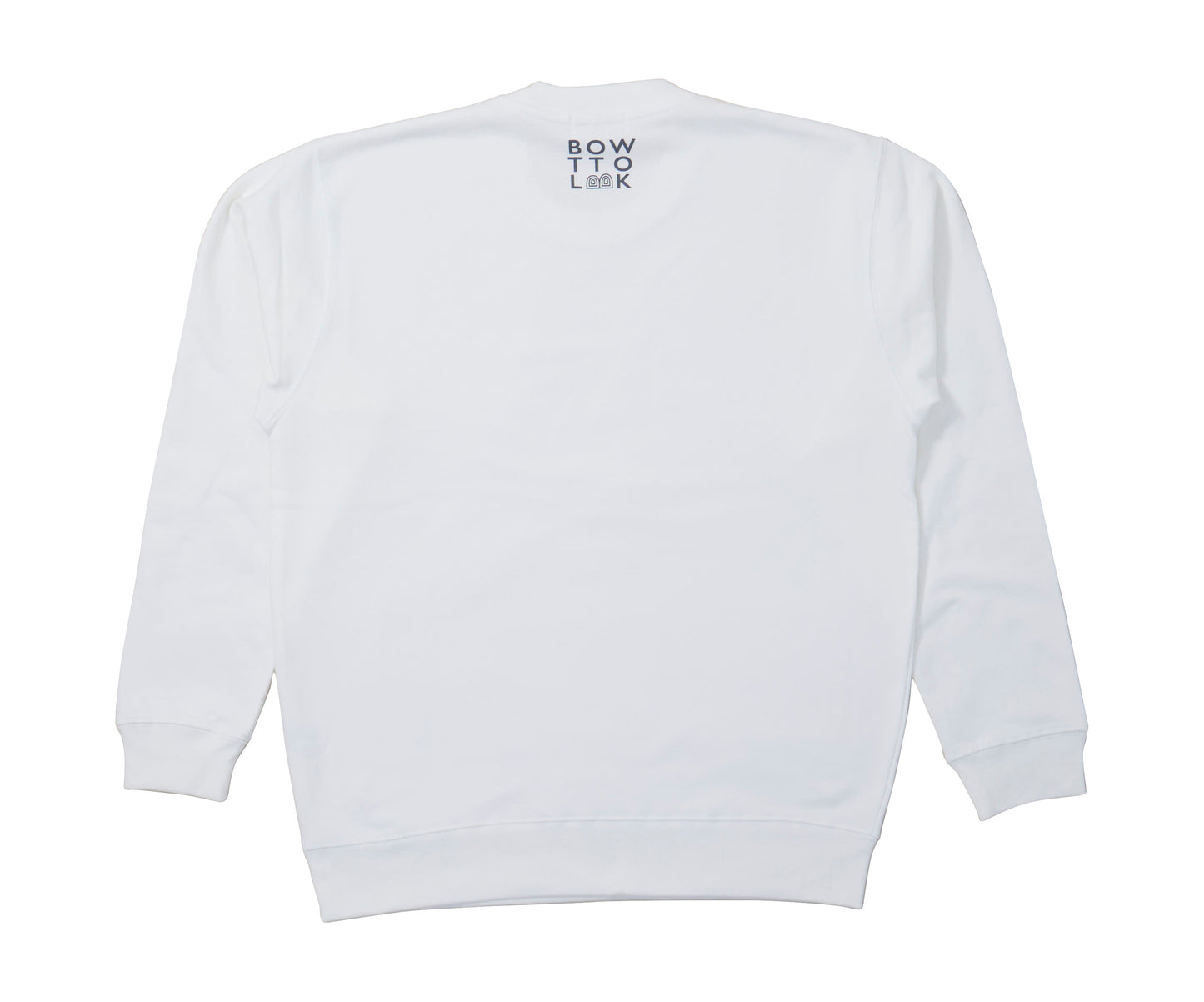 NEW BWL ”French Terry” CREWNECK SWEAT-White