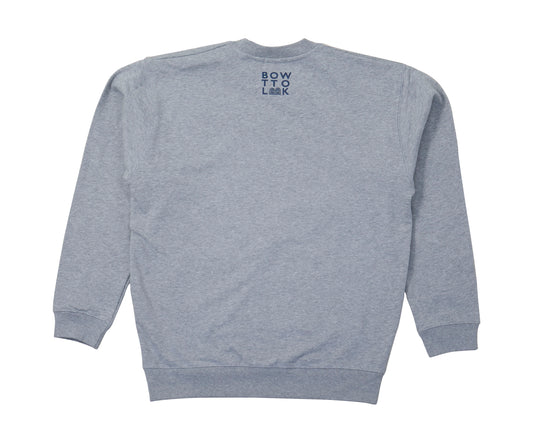 NEW BWTLK ”French Terry” CREWNECK SWEAT-Heather Gray