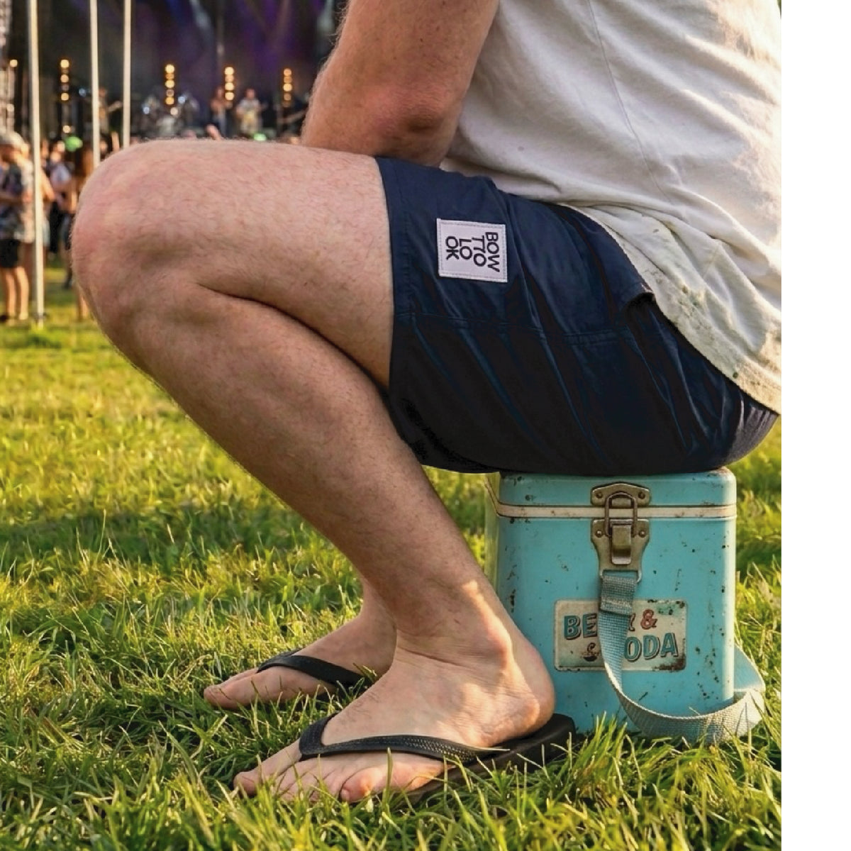 BWL LIGHT SHORTS-Stone Blue