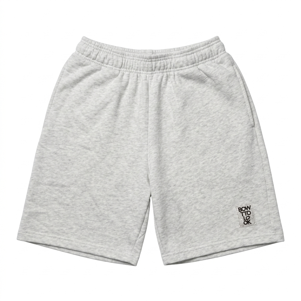 BWL SWEAT SHORTS-Moku Gray