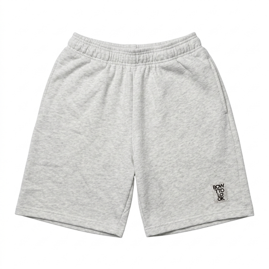 BWL SWEAT SHORTS-Moku Gray