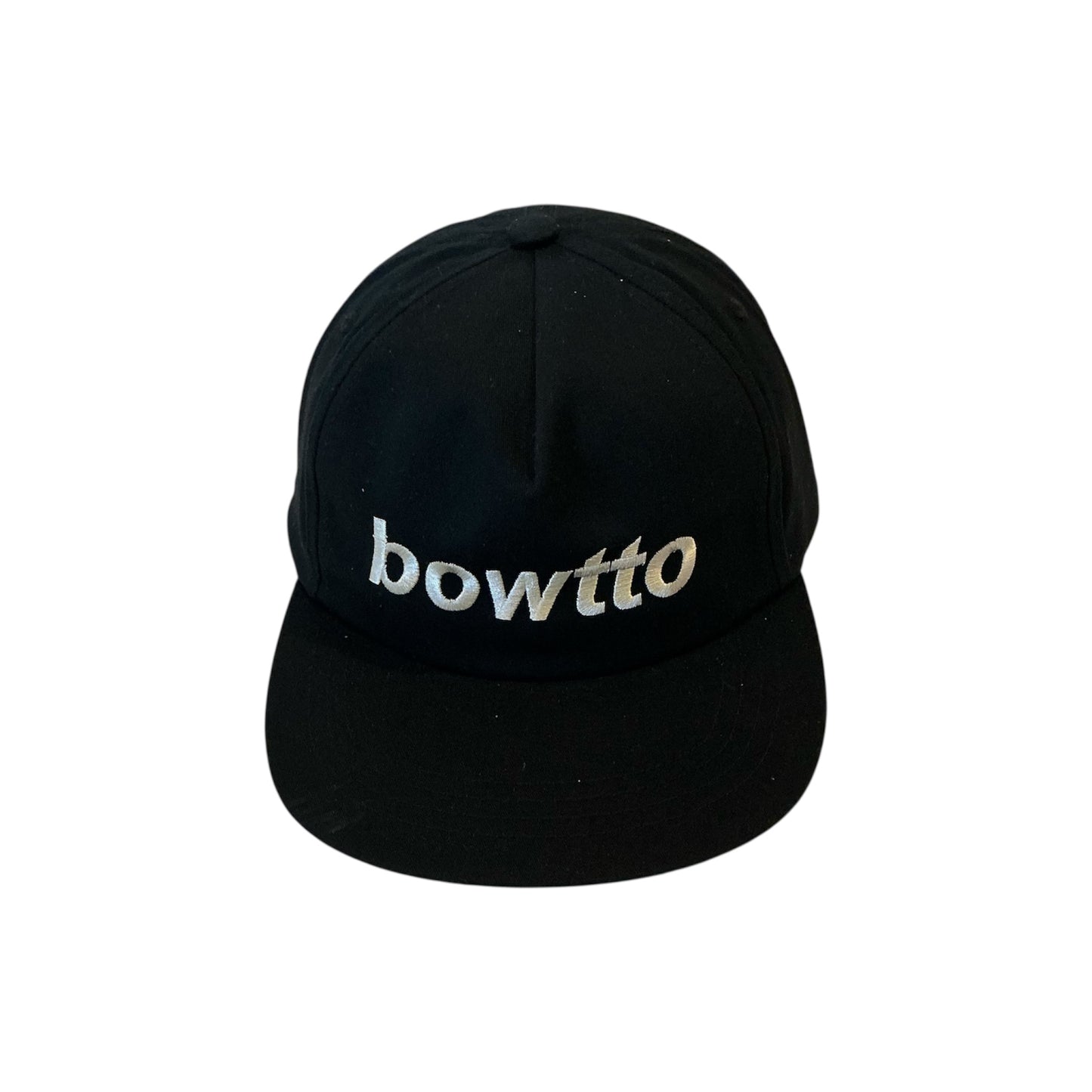 BWTLK NAME 5PANEL FLATCAP-Black