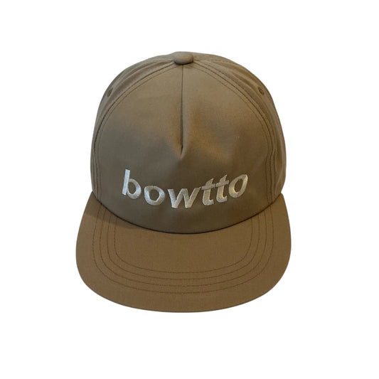 BWTLK NAME 5PANEL FLATCAP-Khaki