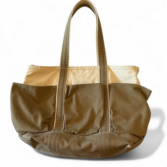 VTG USA製 L.L.Bean ボート・アンド・トート ジップトップ Beige
