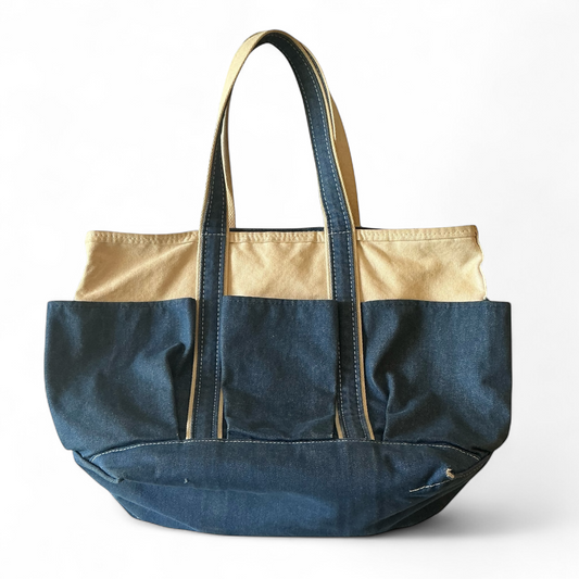 VTG USA製 L.L.Bean ボート・アンド・トート ジップトップ Blue