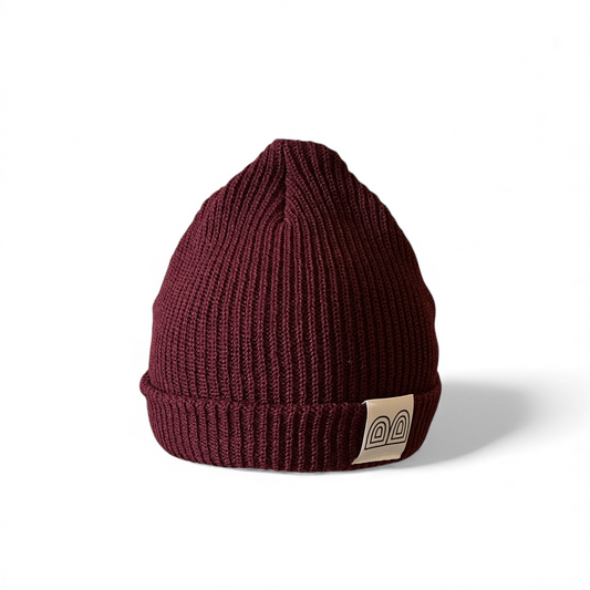 BWTLK"B"LOGO Beanie-Burgundy
