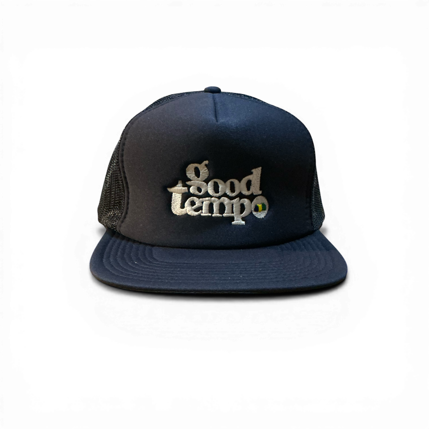 BWL”GOOD TEMPO” FLAT MESH CAP Navy