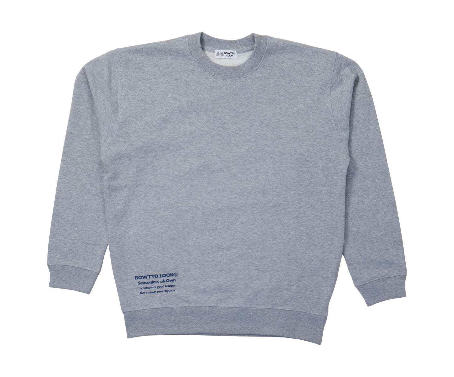 NEW BWTLK ”French Terry” CREWNECK SWEAT-Heather Gray